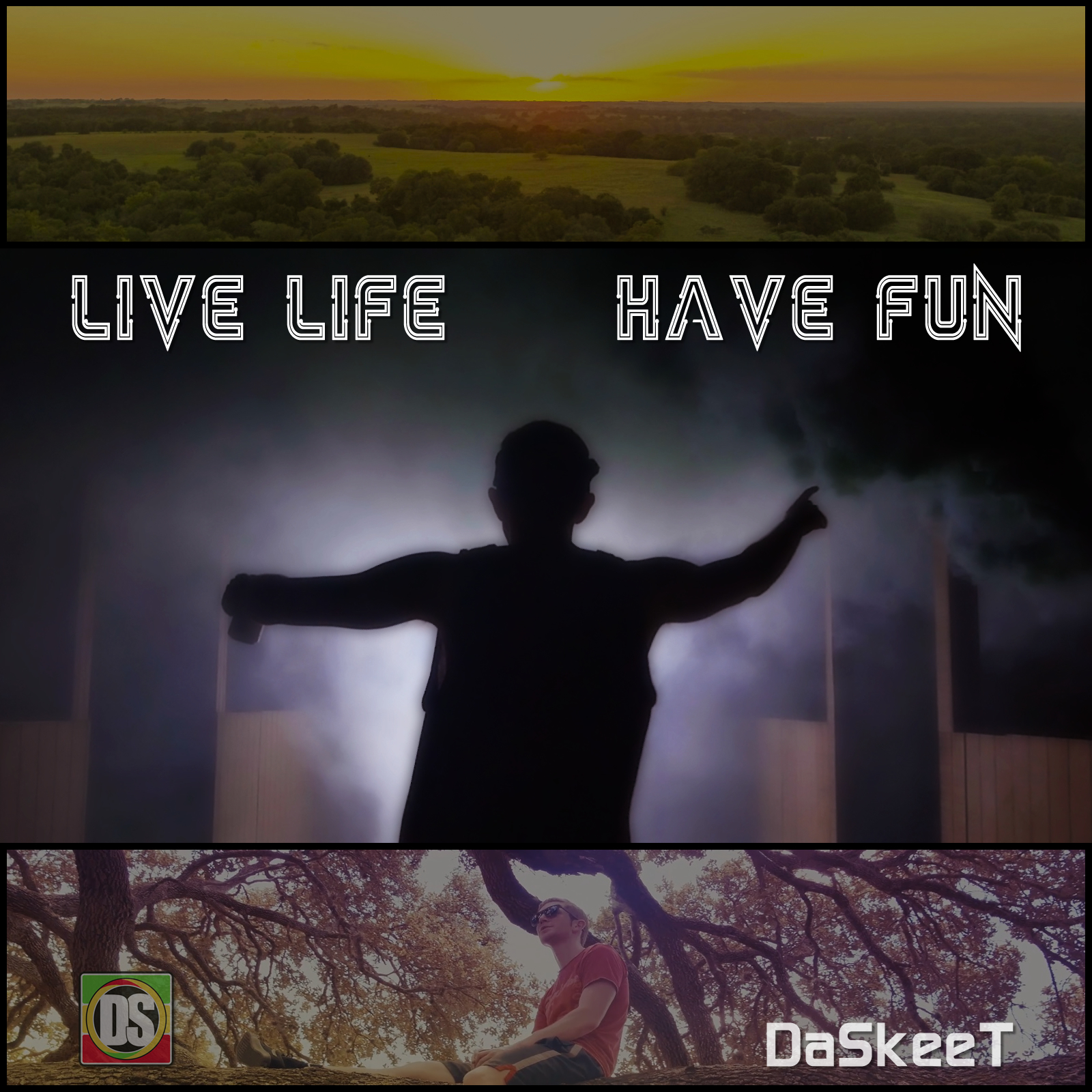 live life, have fun cover single